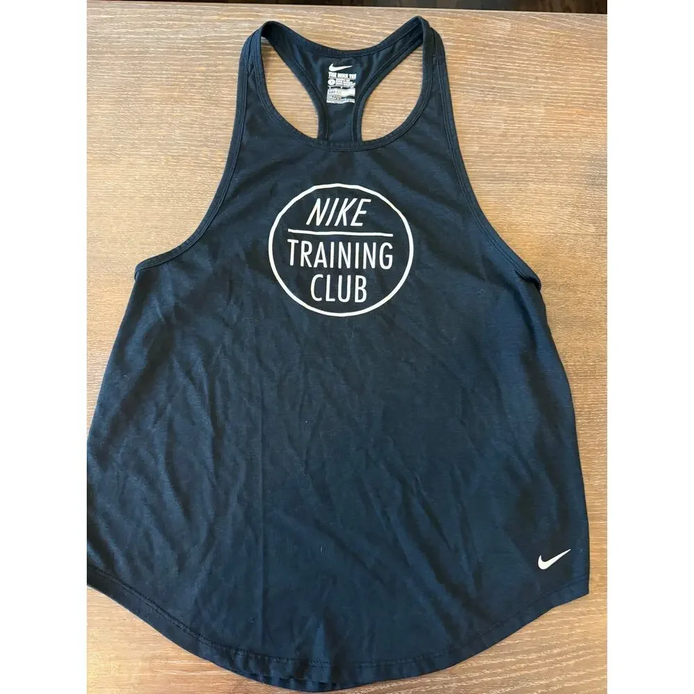 NIKE Training Club Racerback Tank Top Shirt Tee T-Shirt Dri Fit Women S